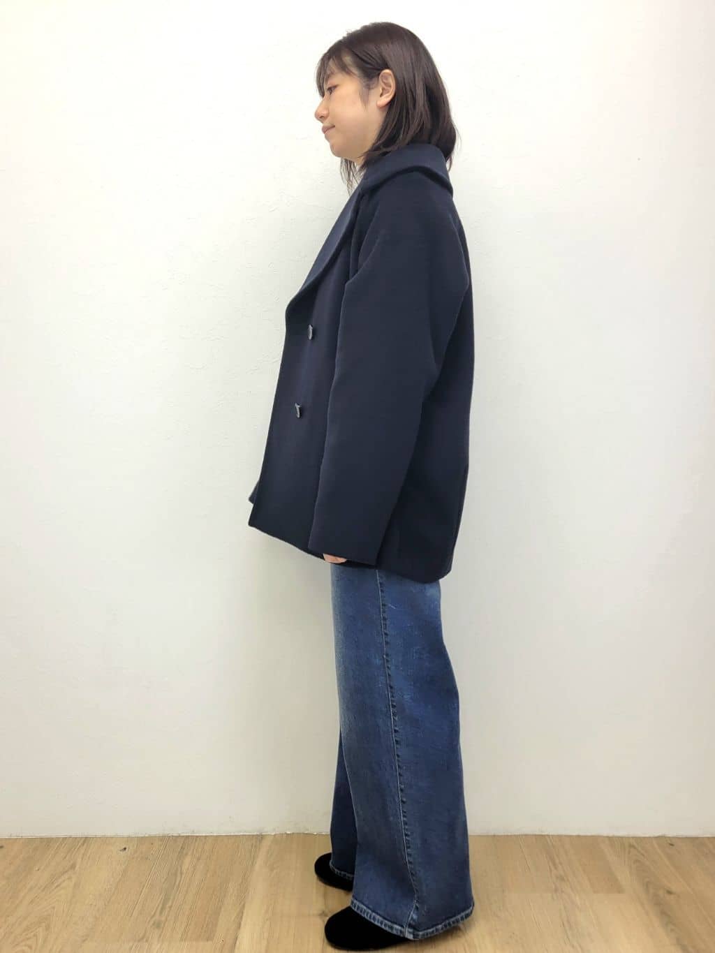 LISAさんの「OPAQUE.CLIP｜カシミヤブレンドウールミドルピーコート」を使ったコーディネート