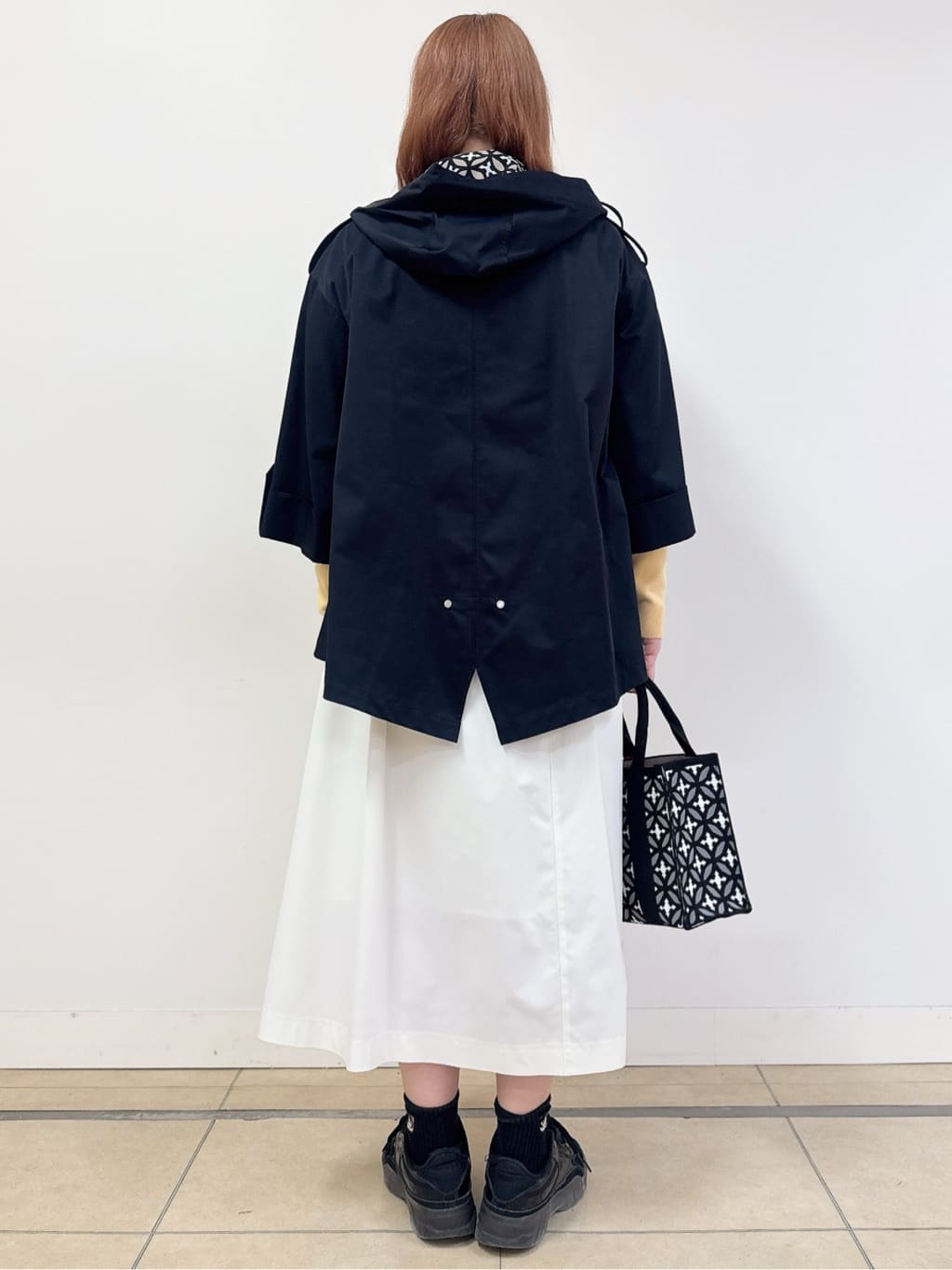 なかもとあきさんの「DRESSTERIOR｜【ウォッシャブル/撥水素材】Ａライン ショートモッズコート」を使ったコーディネート