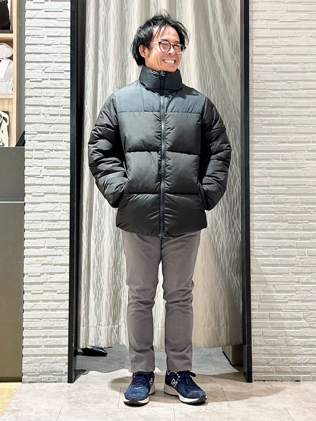 KENJI Iさんの「THE SHOP TK｜【撥水/洗濯機可】寒い季節でも快適 中綿スタンドブルゾン」を使ったコーディネート
