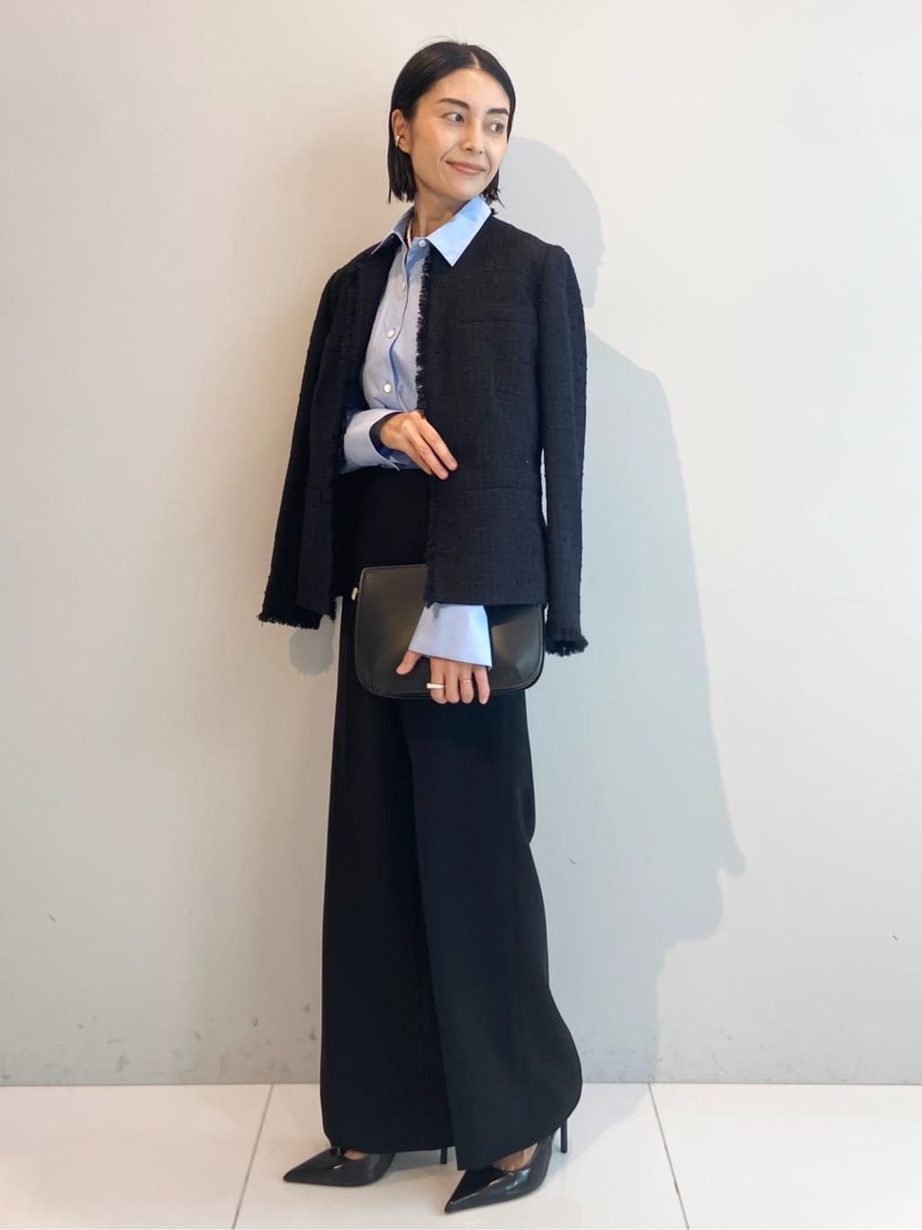 AYAさんの「UNTITLED｜【仕事着/スーツ】ファンシーツイード ジャケット」を使ったコーディネート