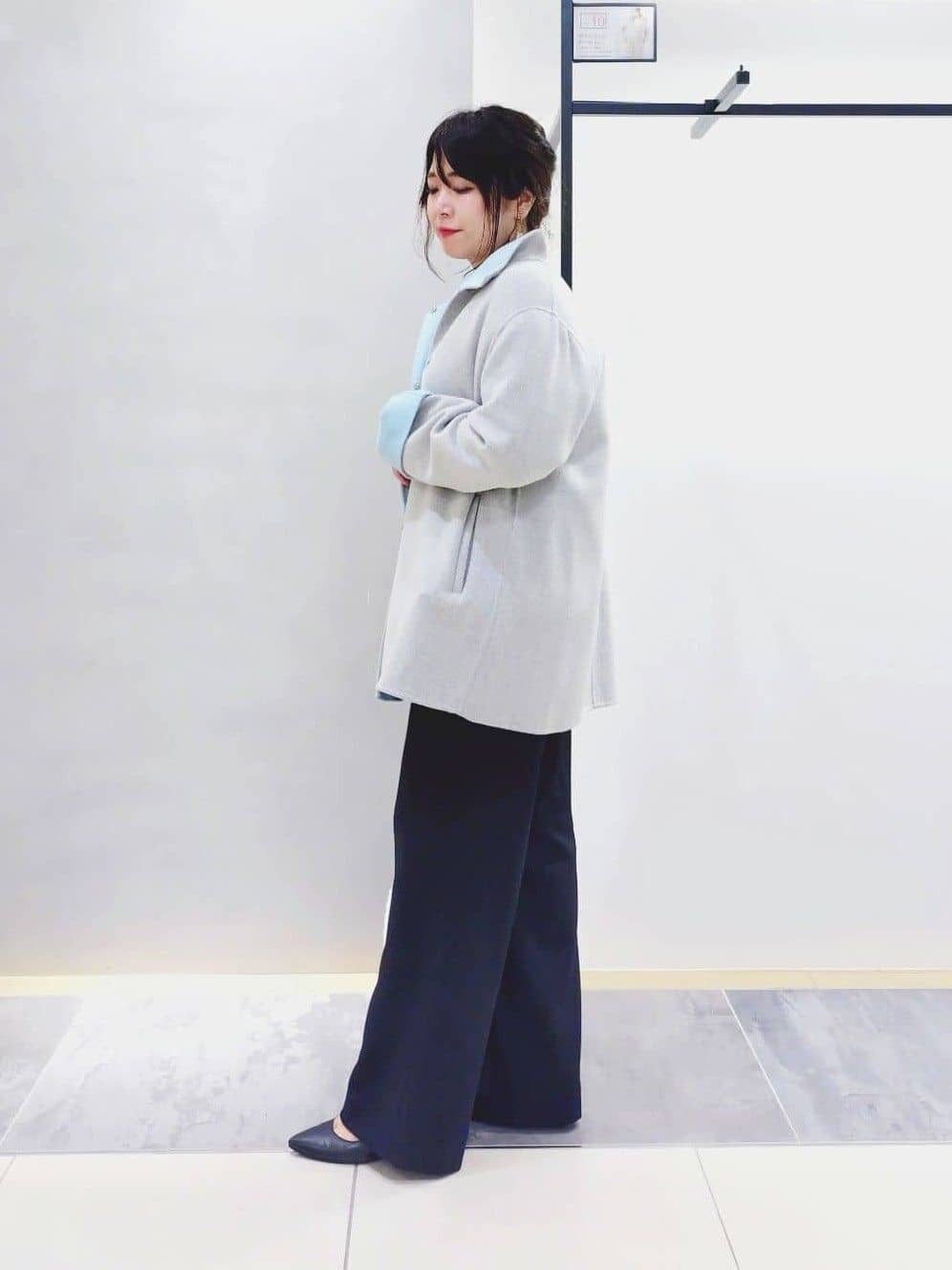 TOMOMIさんの「INDIVI｜【洗える】エアリーシャギートップス」を使ったコーディネート