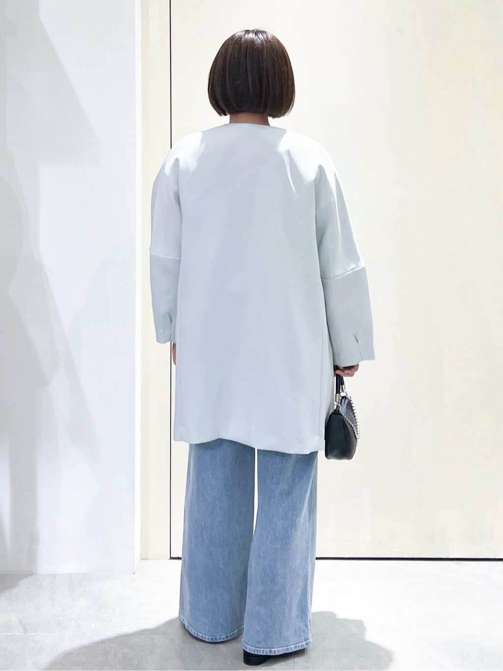 Unaさんの「OPAQUE.CLIP｜フォルムスリーブミドルコート【洗濯機OK】」を使ったコーディネート
