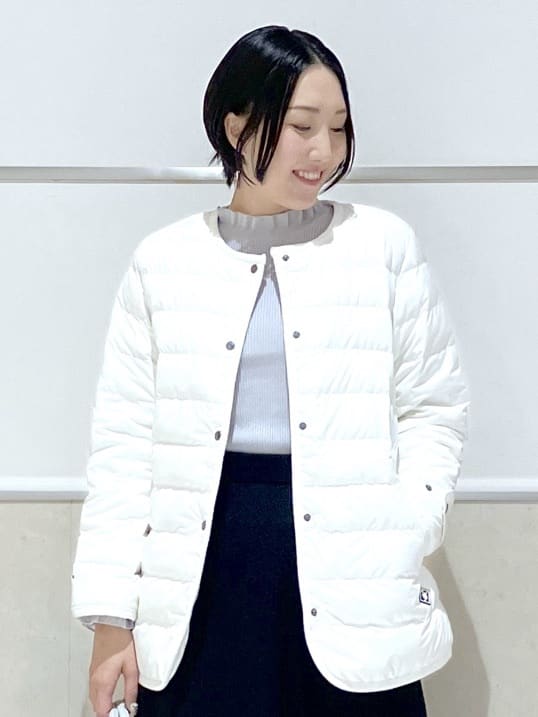 eriko さんの「Dessin｜【撥水・2WAY】ミュラーダウンコートミドル丈」を使ったコーディネート