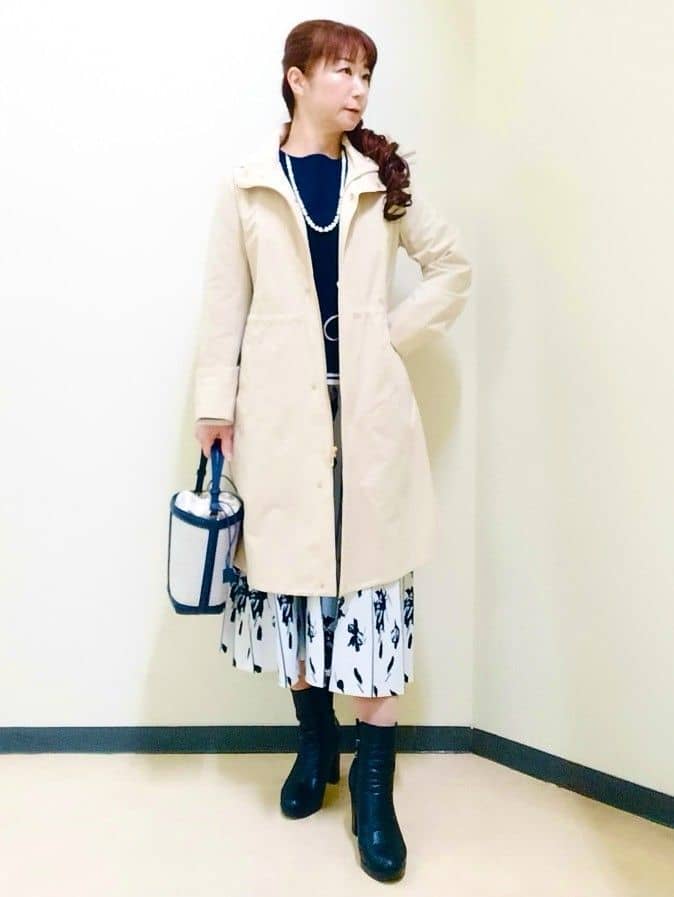 花さんの「Reflect｜【中綿ライナー付き】ライナー付きフーデッドロングコート」を使ったコーディネート