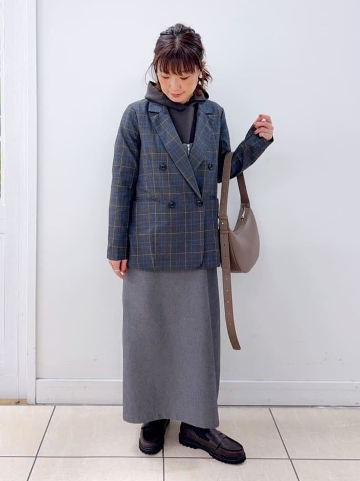 Osawaさんの「Dessin｜【洗える】ダブルブレストジャケット」を使ったコーディネート