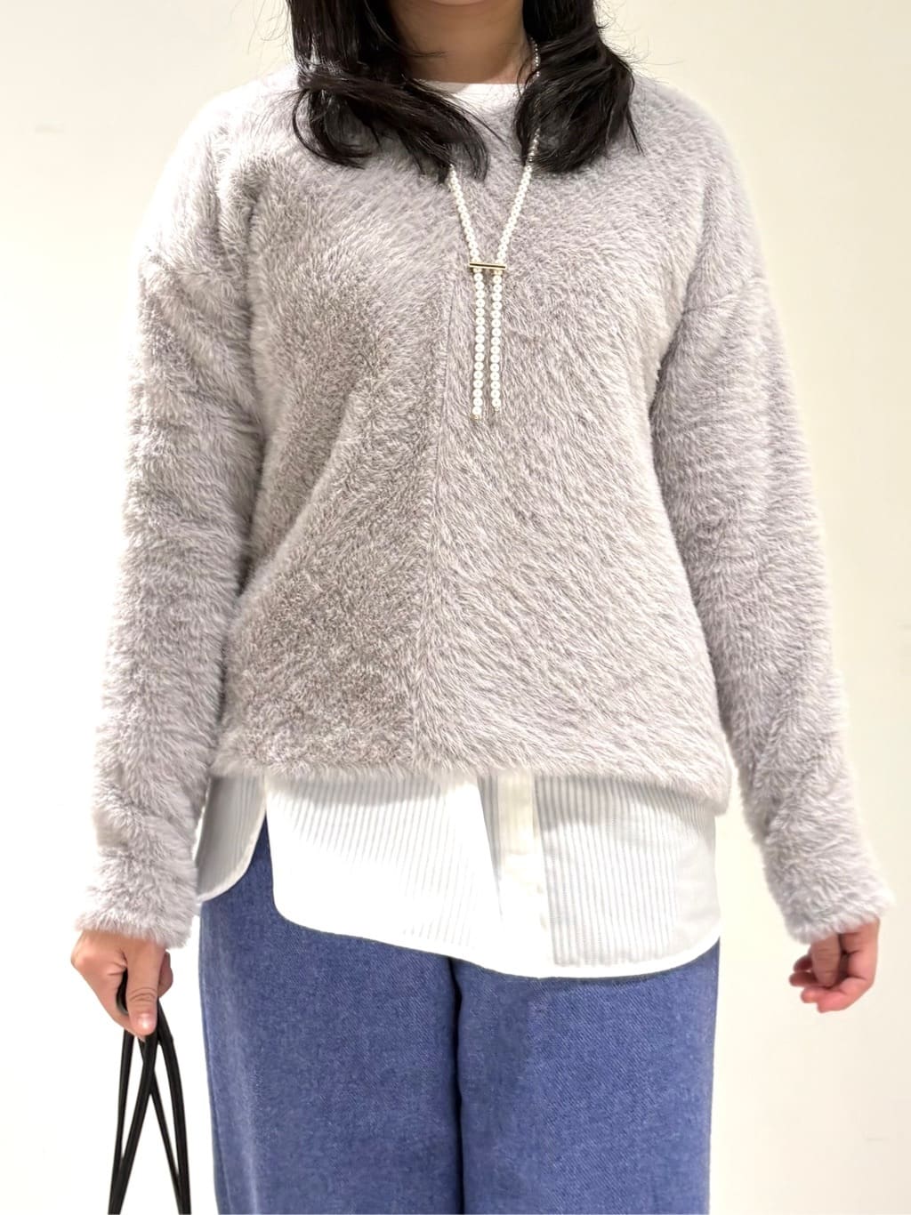 momokoさんの「INDIVI｜【洗える】エアリーシャギートップス」を使ったコーディネート