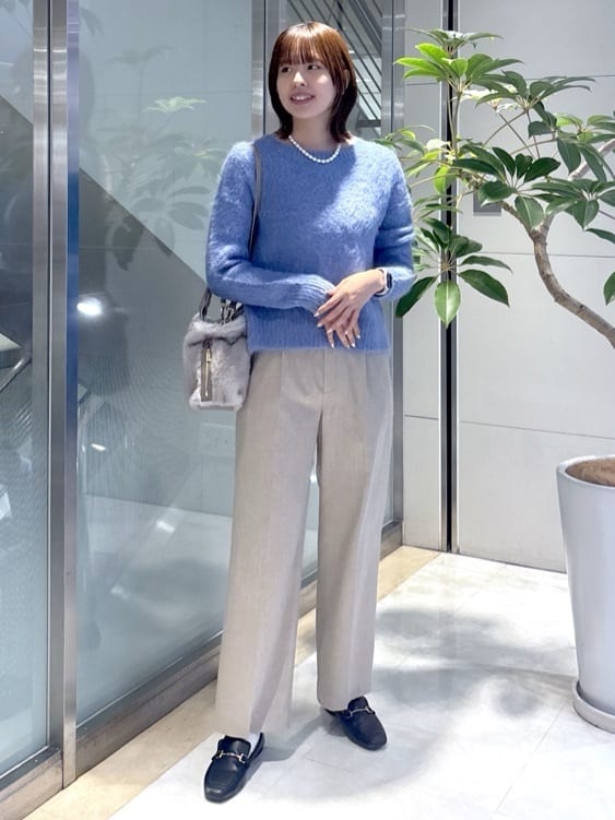 yukaさんの「UNTITLED｜【ゆったり】アルパカ混シャギーニット」を使ったコーディネート
