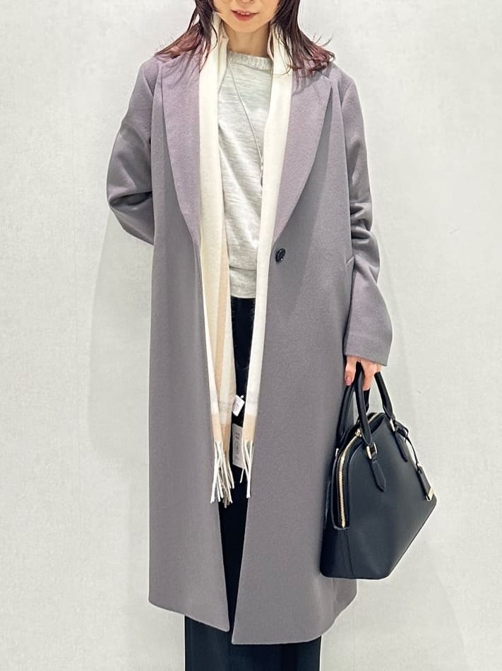 Miwaさんの「UNTITLED｜【アンサンブル可/洗える】シルクウールカシミヤ ドルマンスリーブニット」を使ったコーディネート