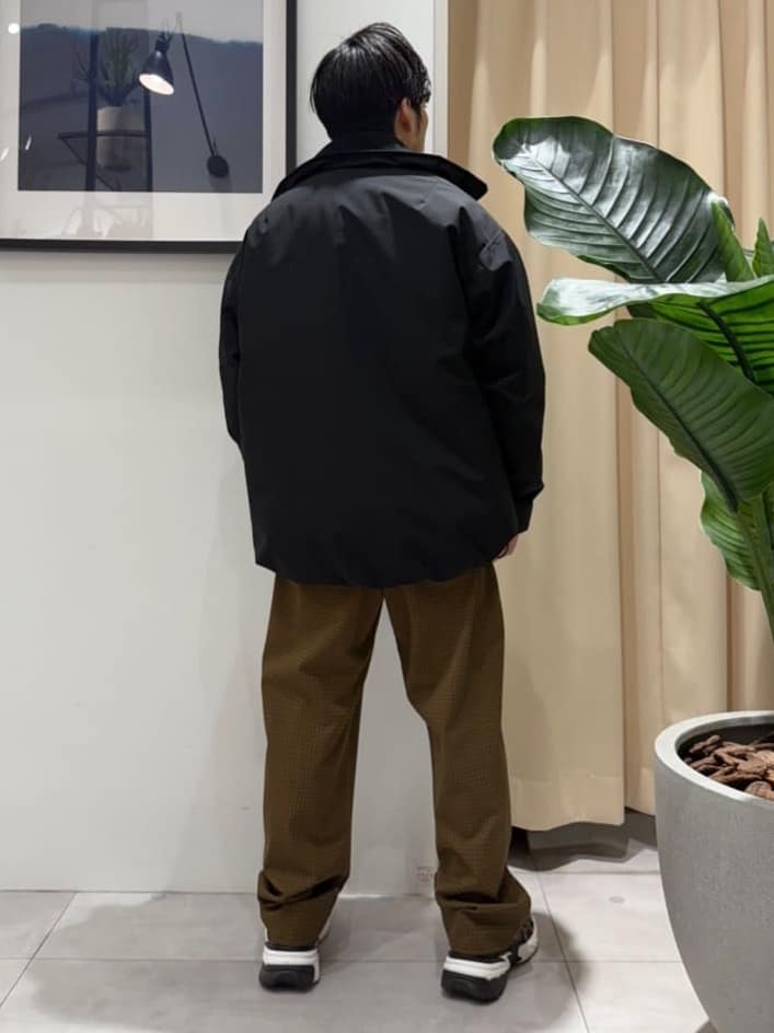 はさんの「THE SHOP TK｜【包み込まれるような柔らかさ】配色モールニット 洗濯機OK」を使ったコーディネート