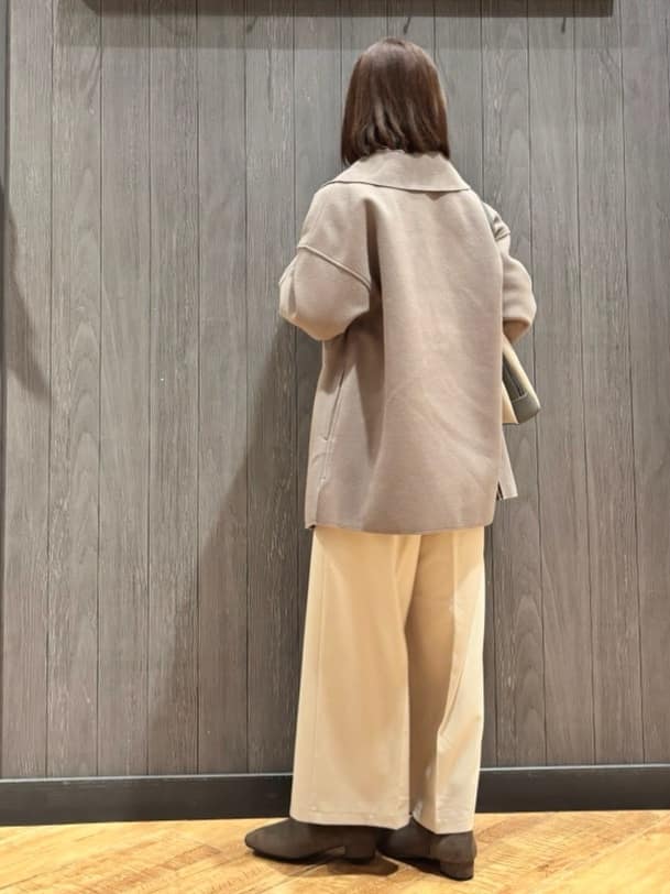 meiさんの「SHOO･LA･RUE｜【S-LL】大人のこなれ感 テーラード風コート」を使ったコーディネート