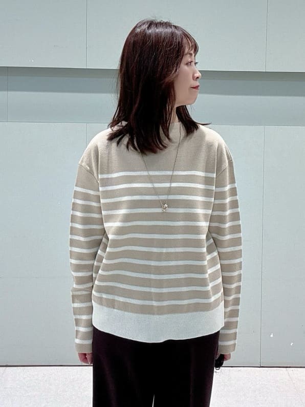 makiさんの「UNTITLED｜【洗える】モックネックミラノリブニット」を使ったコーディネート