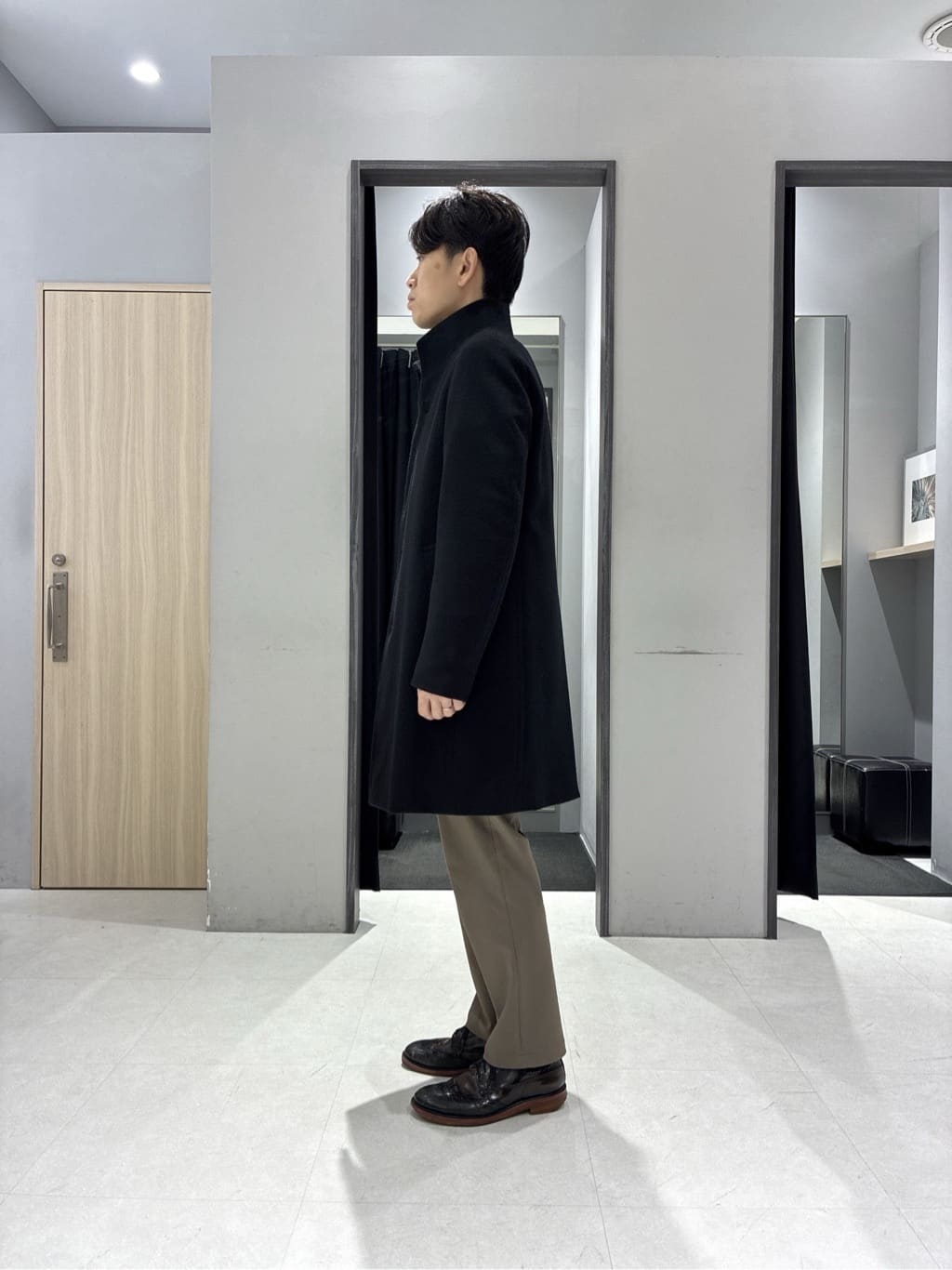わいずみさんの「TAKEO KIKUCHI｜アンチピリング タートルネック ニット」を使ったコーディネート
