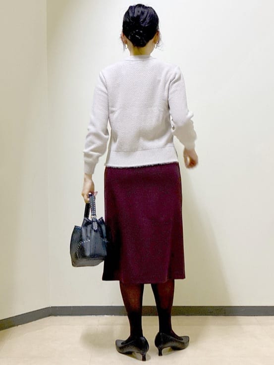  beni_gingerさんの「Reflect｜【ほんのりラメ感◎】ケーブル柄ニット」を使ったコーディネート