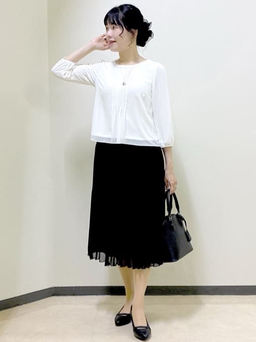 beni_gingerさんの「Reflect｜【SS-4Lサイズ】ピンタック&times;スカラレースブラウス」を使ったコーディネート