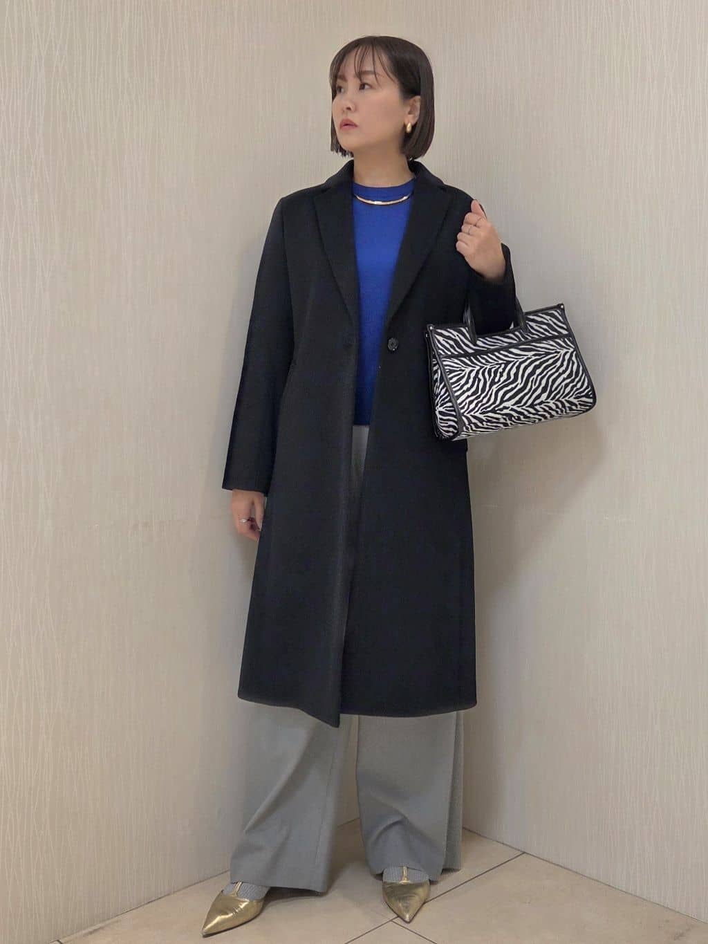 naokoさんの「UNTITLED｜【洗える/ワイド/ウエストゴム】ストレッチドロストパンツ」を使ったコーディネート