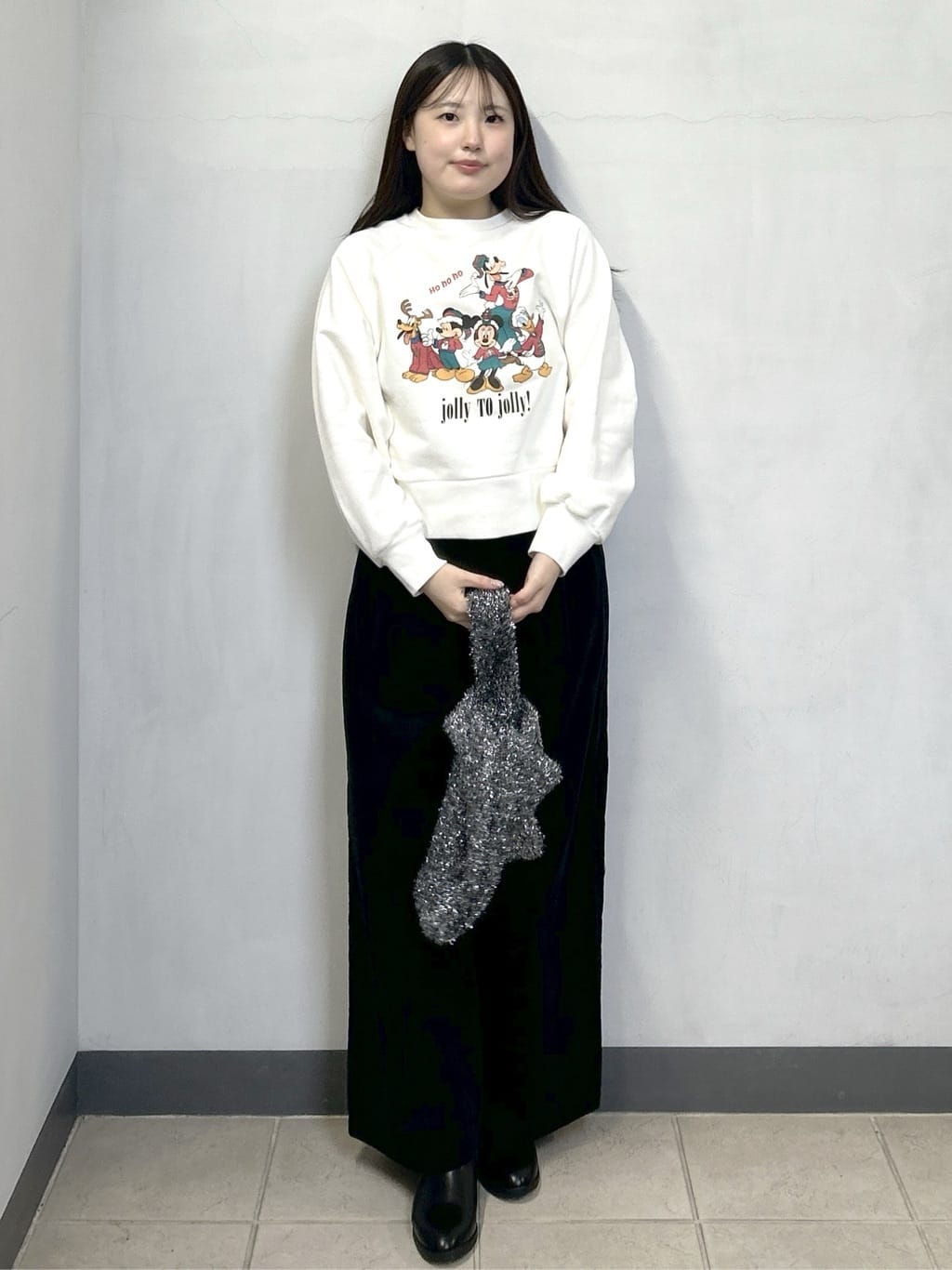 sayaさんの「OPAQUE.CLIP｜《Mickey Mouse》プリントアソートスウェット【洗濯機OK】」を使ったコーディネート