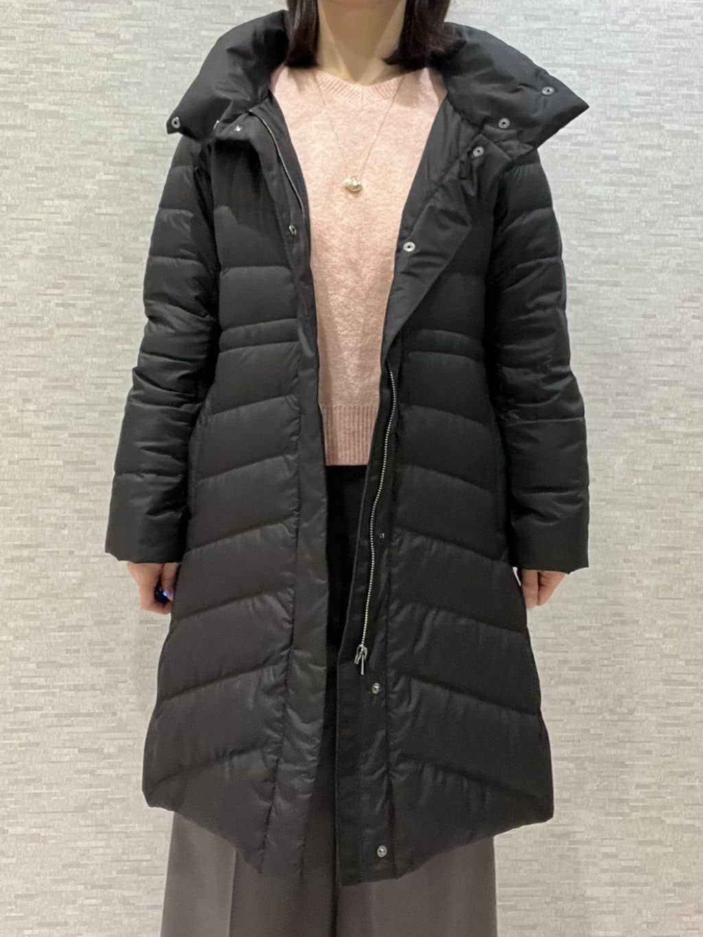 marikoさんの「Reflect｜【SS-4Lサイズ／ウエスト調整可】フーデッドロングダウンコート」を使ったコーディネート