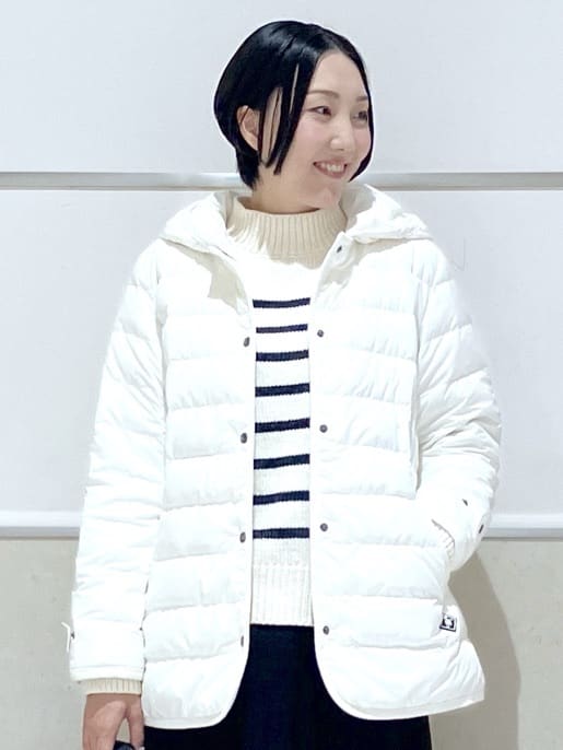 eriko さんの「Dessin｜【撥水・2WAY】ミュラーダウンコートミドル丈」を使ったコーディネート