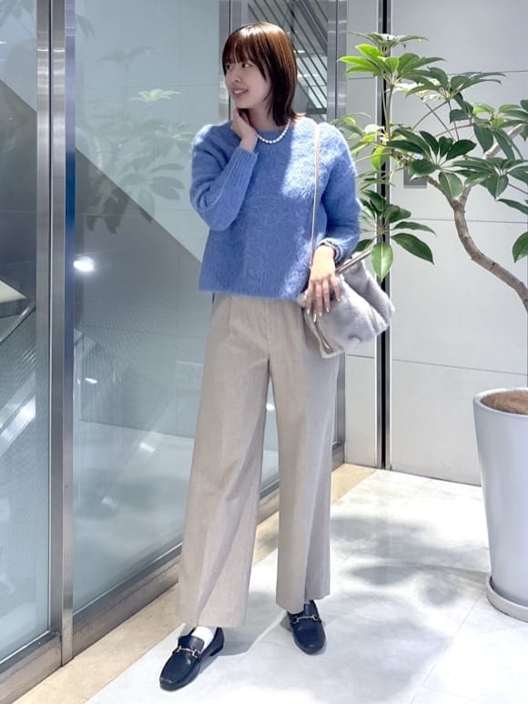 yukaさんの「UNTITLED｜【ゆったり】アルパカ混シャギーニット」を使ったコーディネート