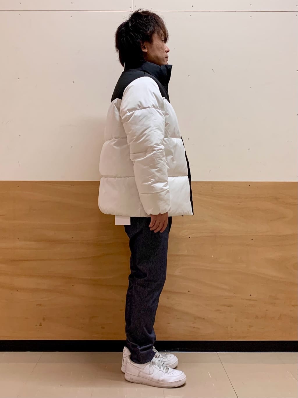 MATUさんの「THE SHOP TK｜【撥水/洗濯機可】寒い季節でも快適 中綿スタンドブルゾン」を使ったコーディネート