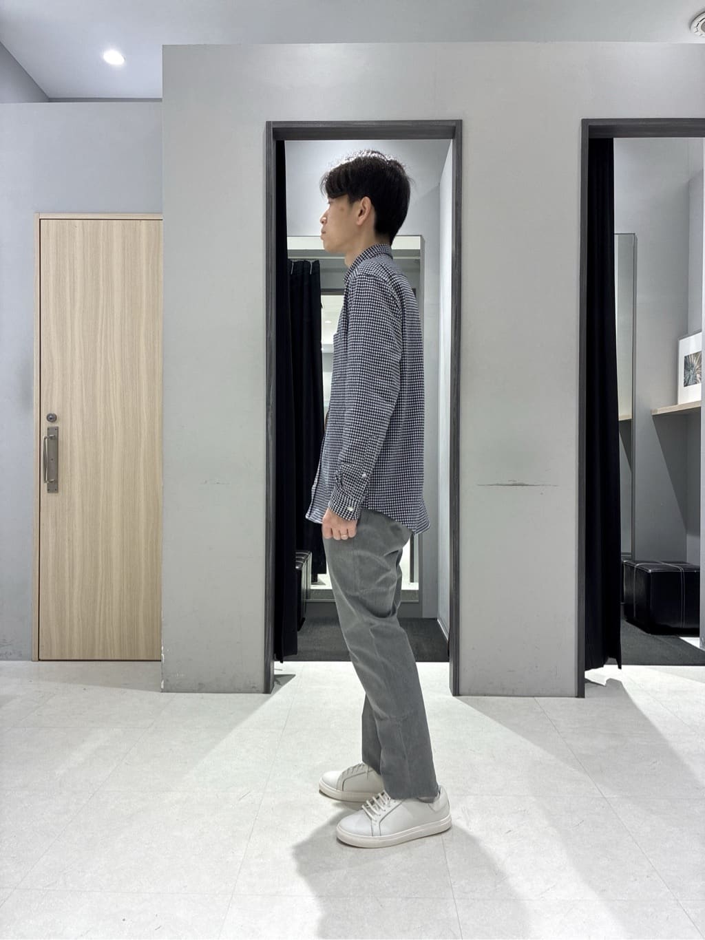わいずみさんの「TAKEO KIKUCHI｜【None Of Stress】ストレッチ ダウンブルゾン」を使ったコーディネート
