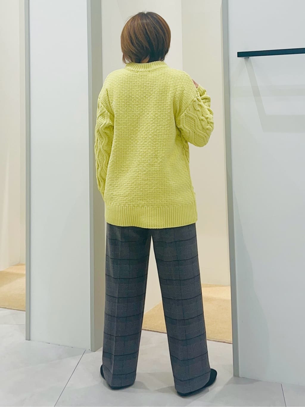 Naruさんの「THE SHOP TK｜ふんわり柔らかきれい色 ウール混ハイネックニット」を使ったコーディネート