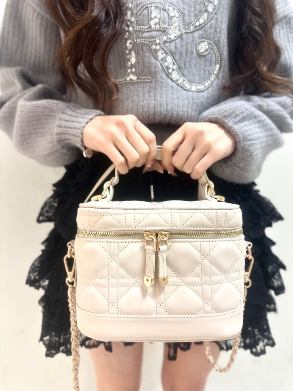 ayakaさんの「ESPERANZA｜キルティングバニティ3WAYショルダー」を使ったコーディネート