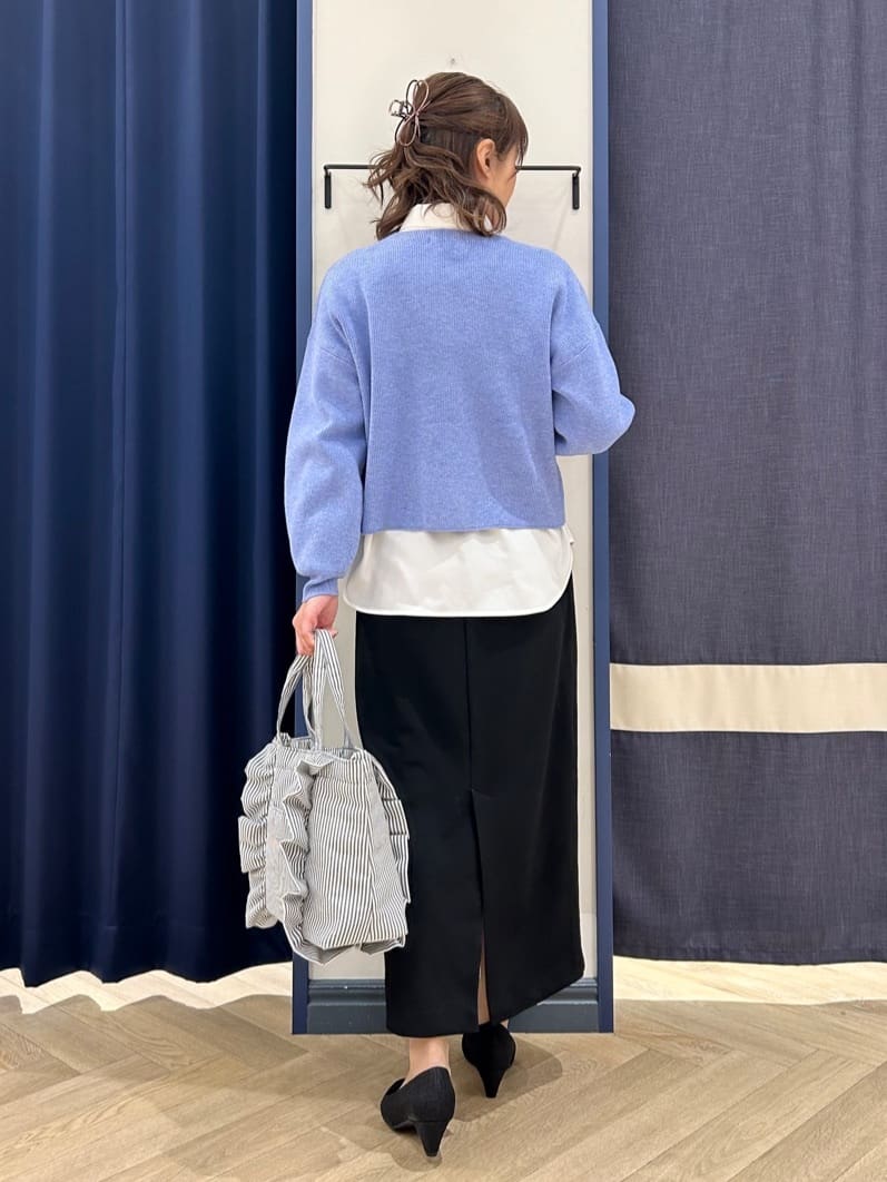 Orikaさんの「grove｜毎日着たくなる、もちもち畦編みニット」を使ったコーディネート