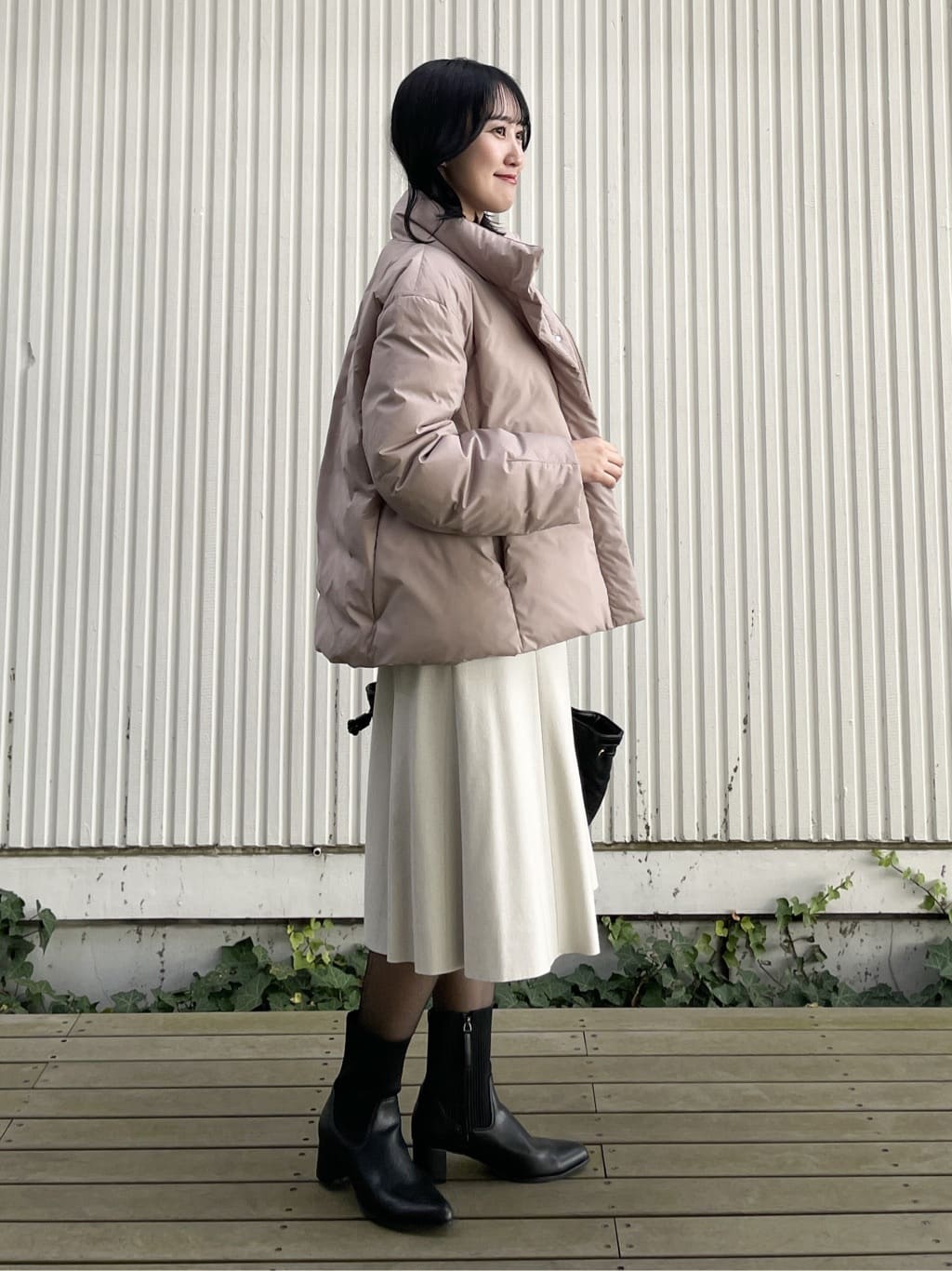 yukariさんの「Reflect｜【すっきりシルエット】ショート丈ダウンコート」を使ったコーディネート