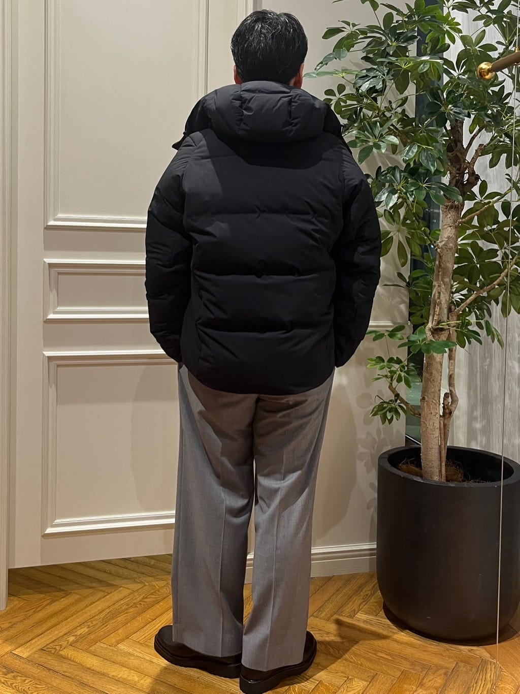 Tokuさんの「DRESSTERIOR｜◆【700フィルパワー/高品質ダウン】ホワイトグース ホットメルトダウンMark2」を使ったコーディネート