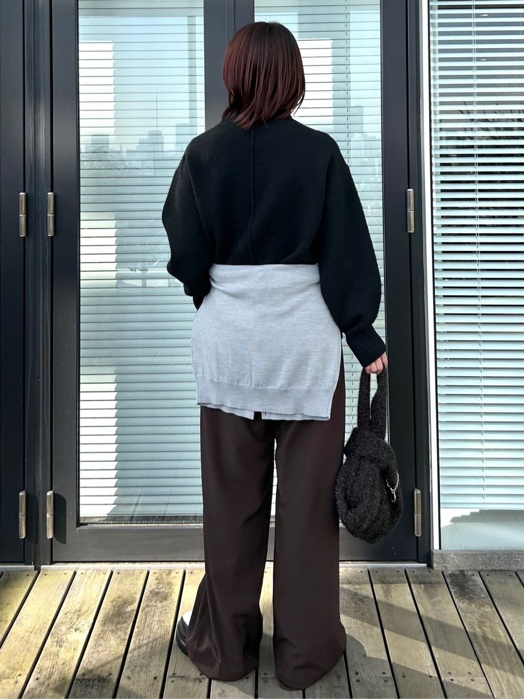 RINAさんの「OPAQUE.CLIP｜ふわふわハイネックニット【洗濯機OK】」を使ったコーディネート