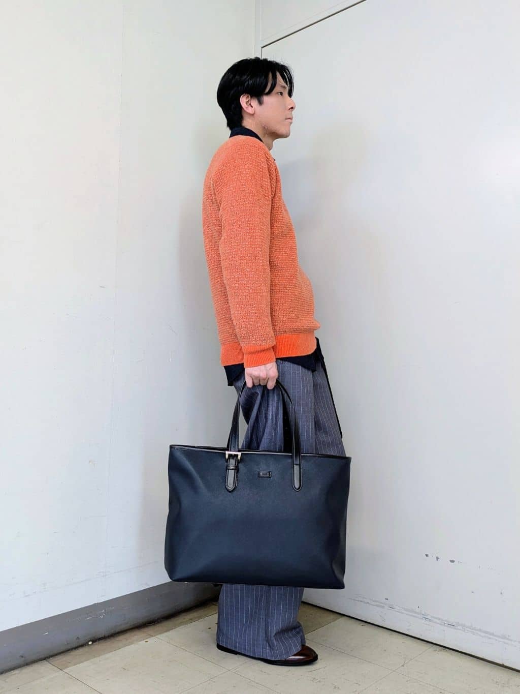 ryoさんの「TAKEO KIKUCHI｜メランジ ニットプルオーバー」を使ったコーディネート