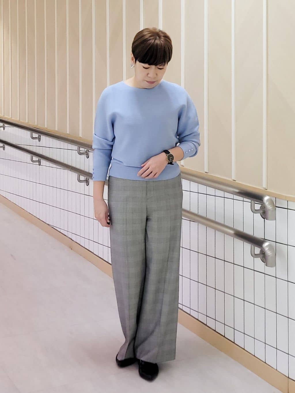 tomoさんの「COUP DE CHANCE｜【手洗い可】ストレートワイドパンツ」を使ったコーディネート