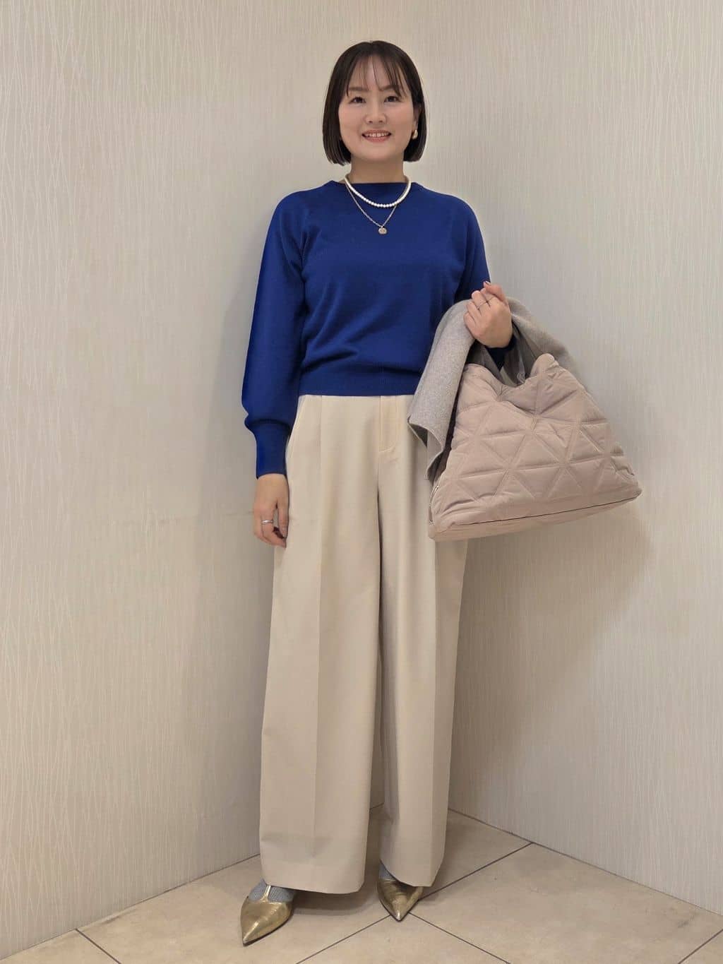 naokoさんの「UNTITLED｜【軽アウター/ミドル丈】ウールニットコーディガン」を使ったコーディネート