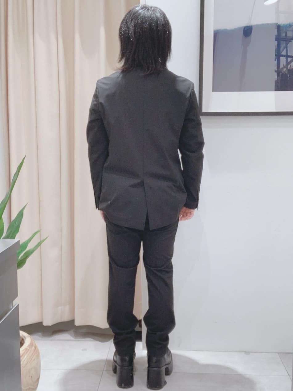 坂。さんの「THE SHOP TK｜CARREMAN／キャリーマンTRジャケット【セットアップ可/洗濯機OK】」を使ったコーディネート