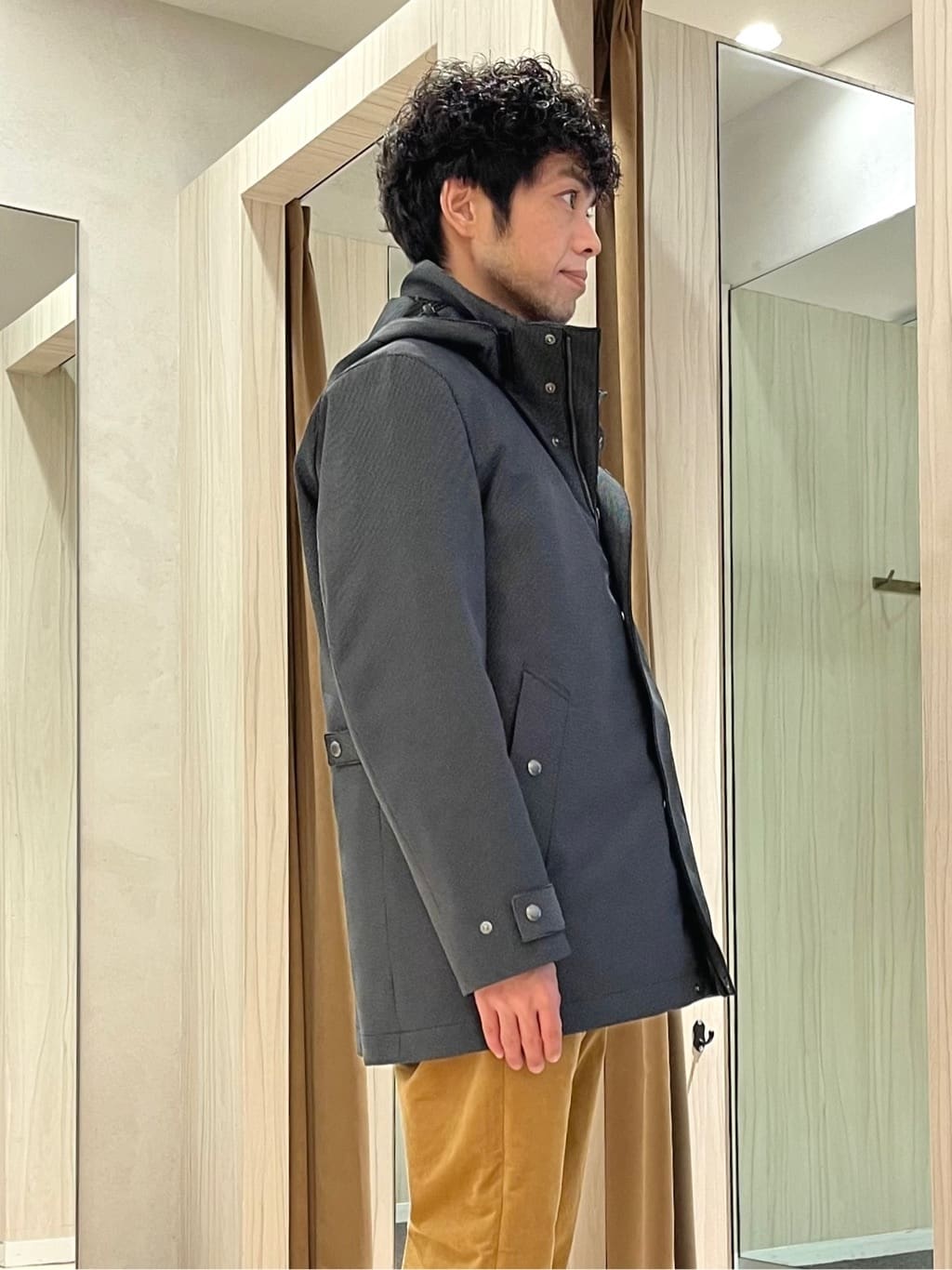 URAさんの「TAKEO KIKUCHI｜【Sサイズ～】ウォーム ミラノリブ オフネック プルオーバー」を使ったコーディネート