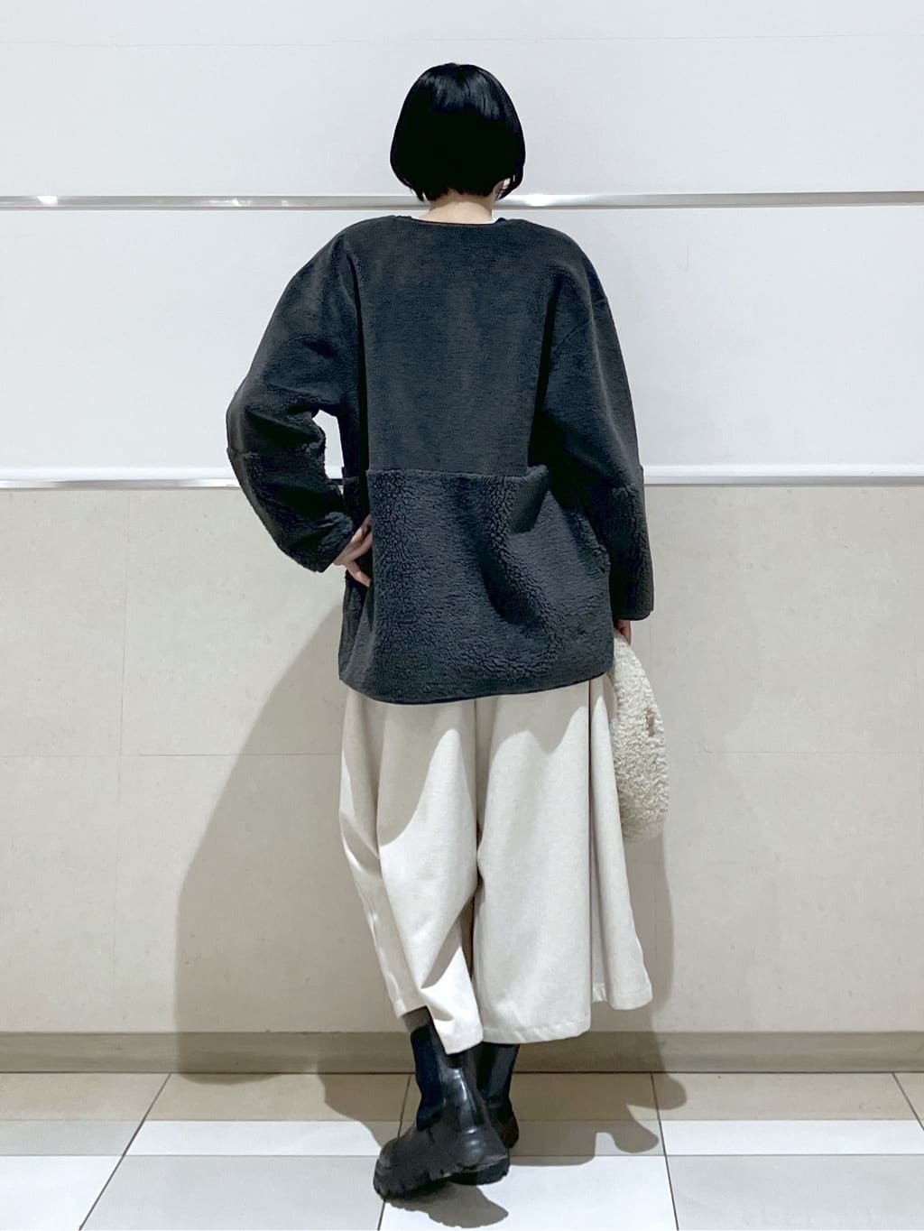 eriko さんの「Dessin｜【2WAY】フェイクムートンコート」を使ったコーディネート