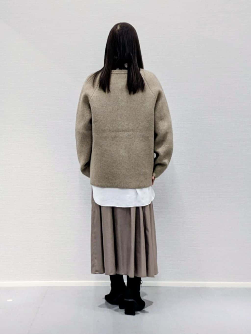 makkyさんの「UNTITLED｜【軽アウター/ミドル丈】ウールニットコーディガン」を使ったコーディネート