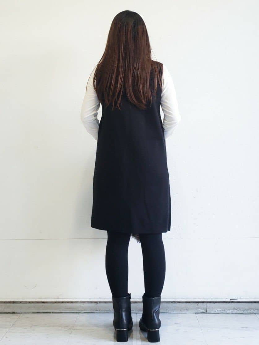 Riaさんの「index｜チェーン&times;フェイクパール マンテルネックレス」を使ったコーディネート