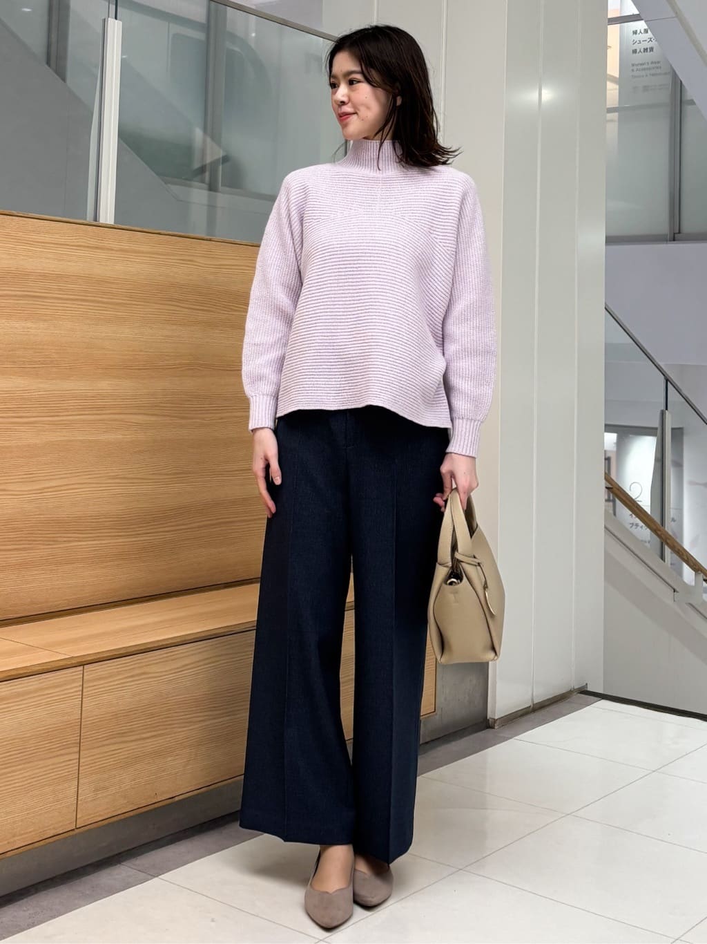sawaさんの「COUP DE CHANCE｜【手洗い可】ストレートワイドパンツ」を使ったコーディネート
