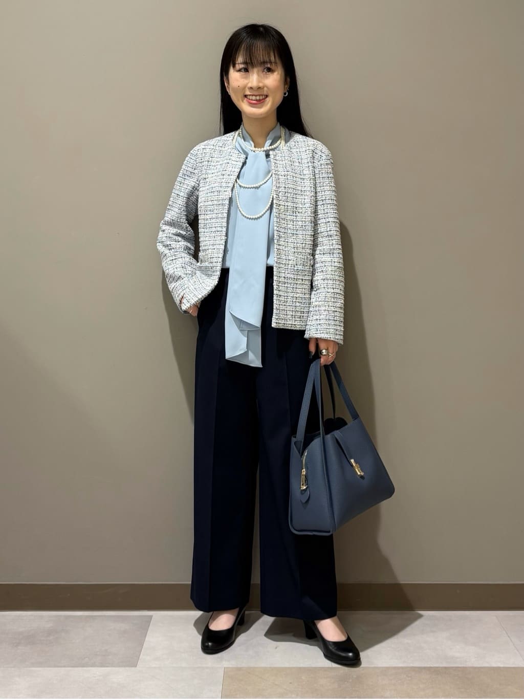KEIKOさんの「INDIVI｜【撥水／UVケア／2WAY】超軽量ライナー付ライトトレンチコート」を使ったコーディネート
