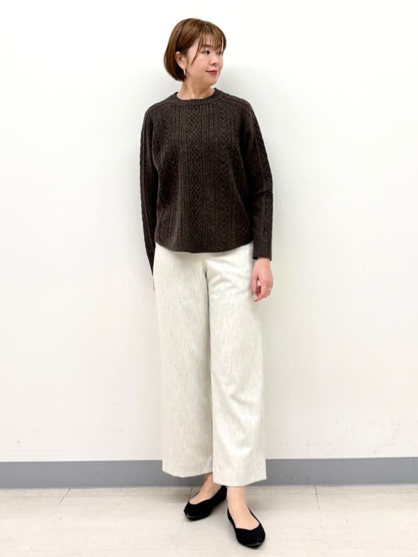 まいこさんの「INDIVI｜【超軽量／蓄熱】ライトパフチェスターコート」を使ったコーディネート