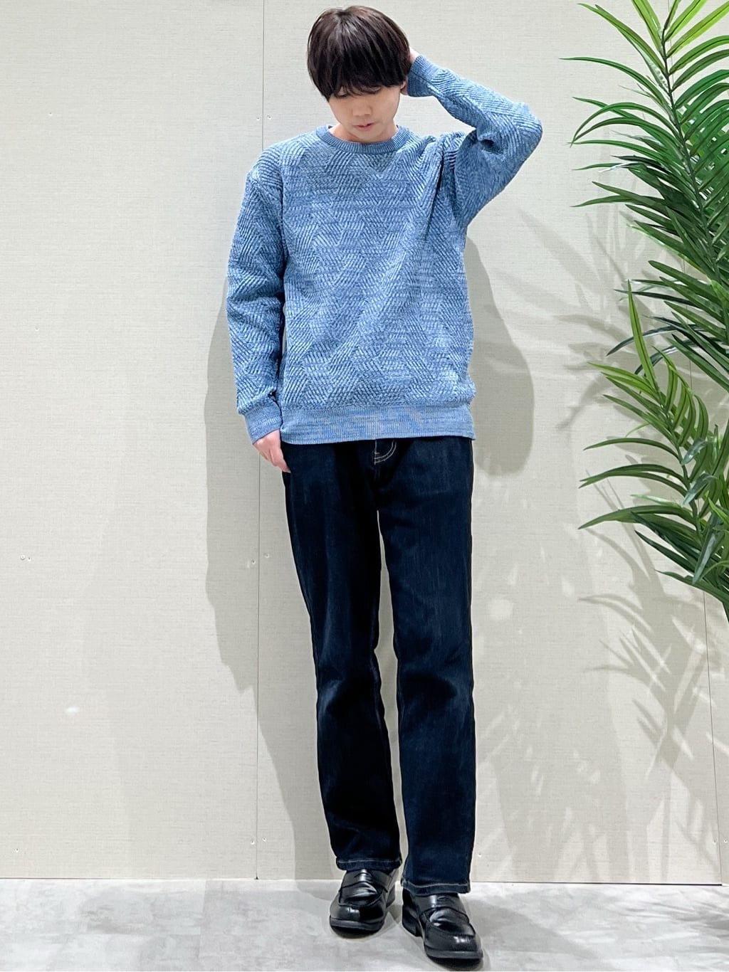 SHI-MAさんの「THE SHOP TK｜【頑張りすぎないオシャレ】ミックスヤーンニット　洗濯機OK／軽量」を使ったコーディネート