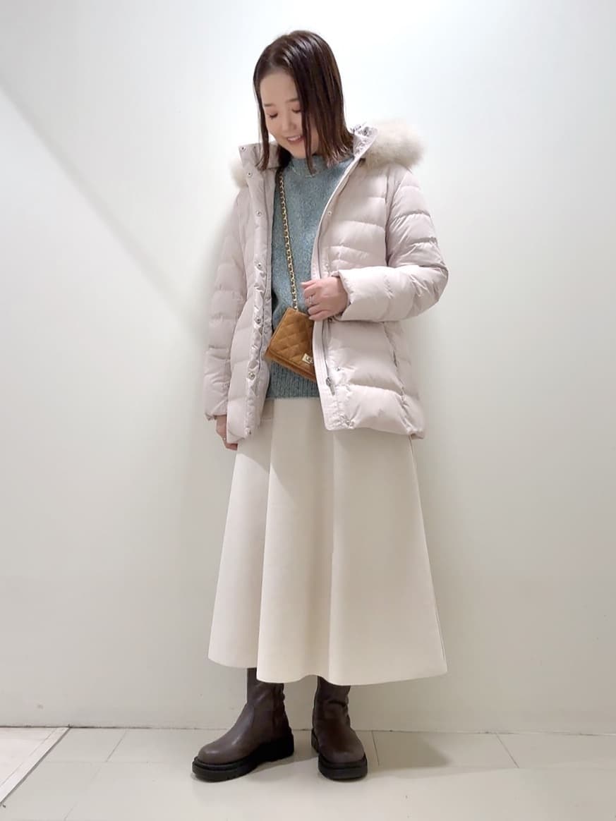 YUIさんの「UNTITLED｜【ゆったり】三つ杢カラーニット」を使ったコーディネート
