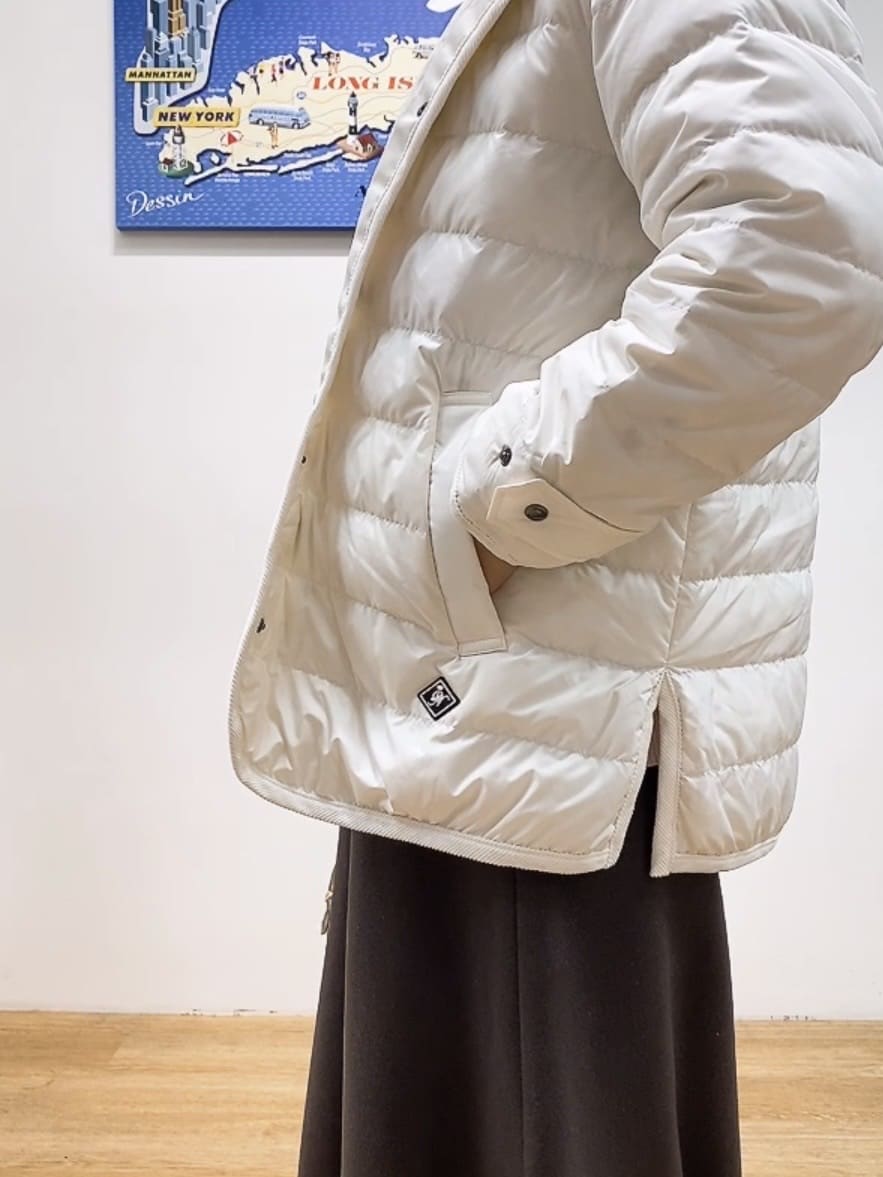 Hamaさんの「Dessin｜【撥水・2WAY】ミュラーダウンコートミドル丈」を使ったコーディネート