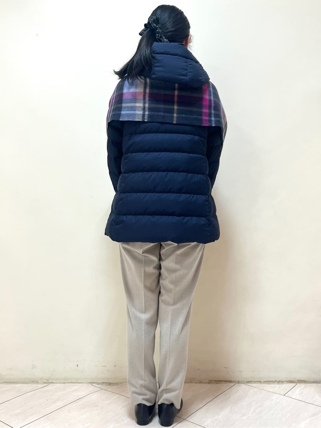 yanaさんの「Reflect｜【SS-4Lサイズ】フーデッドミドルダウンコート」を使ったコーディネート