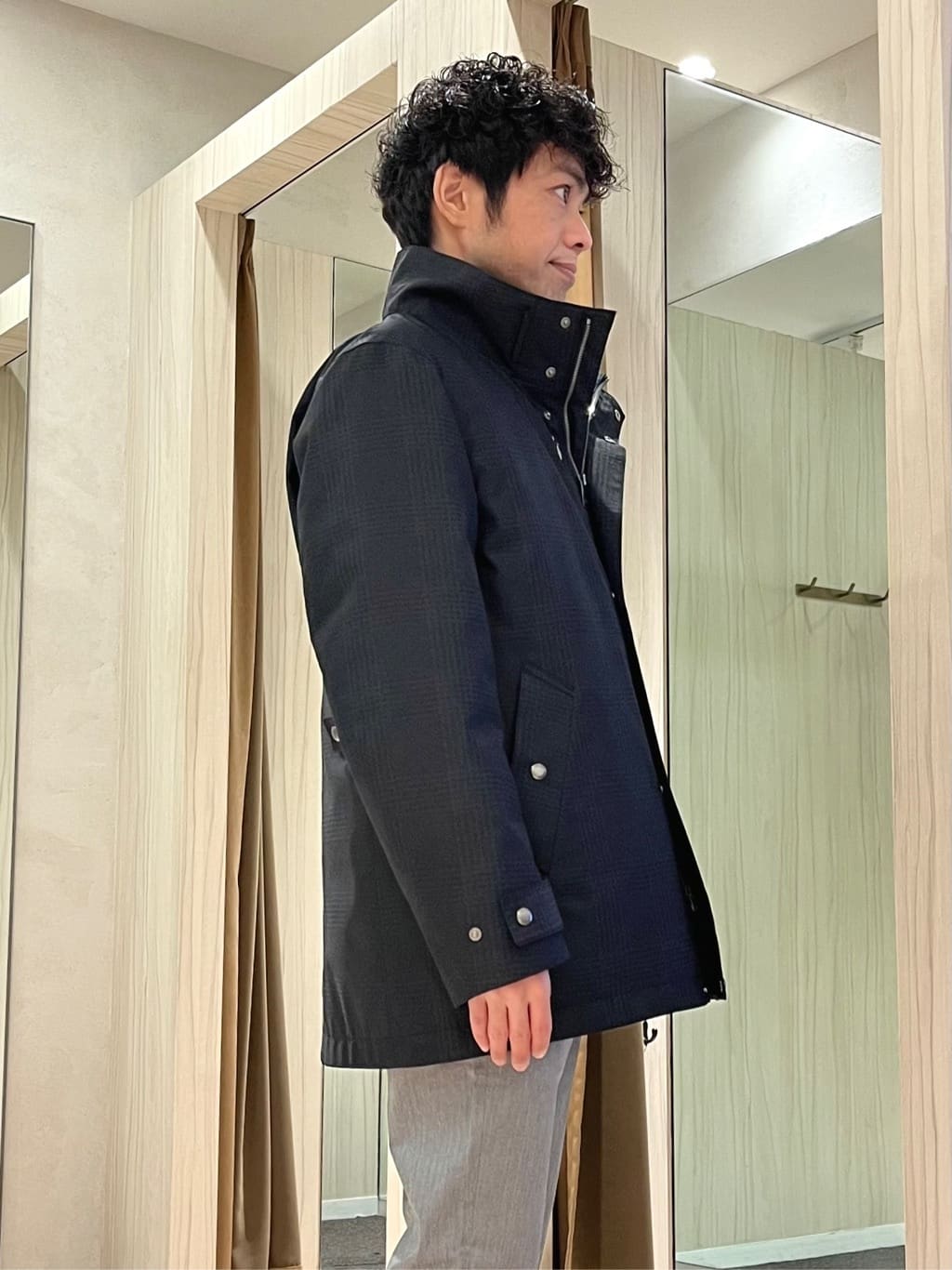 URAさんの「TAKEO KIKUCHI｜【3WAY】グレンチェック ダウンライナー ブルゾン」を使ったコーディネート