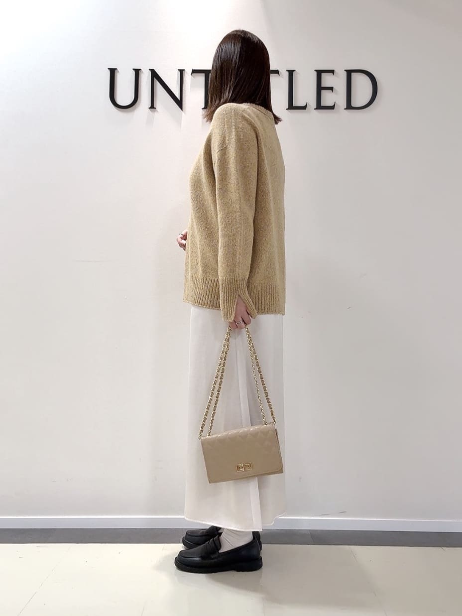 YUIさんの「UNTITLED｜【ロング丈/軽やか】テーラード　リバーコート」を使ったコーディネート