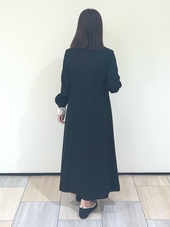 Mitsukiさんの「UNTITLED｜◆【洗える/前開き/フォーマル】バイカラー ワンピース」を使ったコーディネート