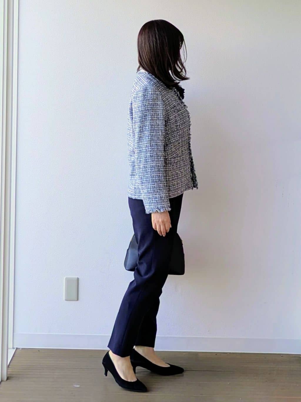 なみきさんの「UNTITLED｜【仕事着/スーツ】ファンシーツイード ジャケット」を使ったコーディネート